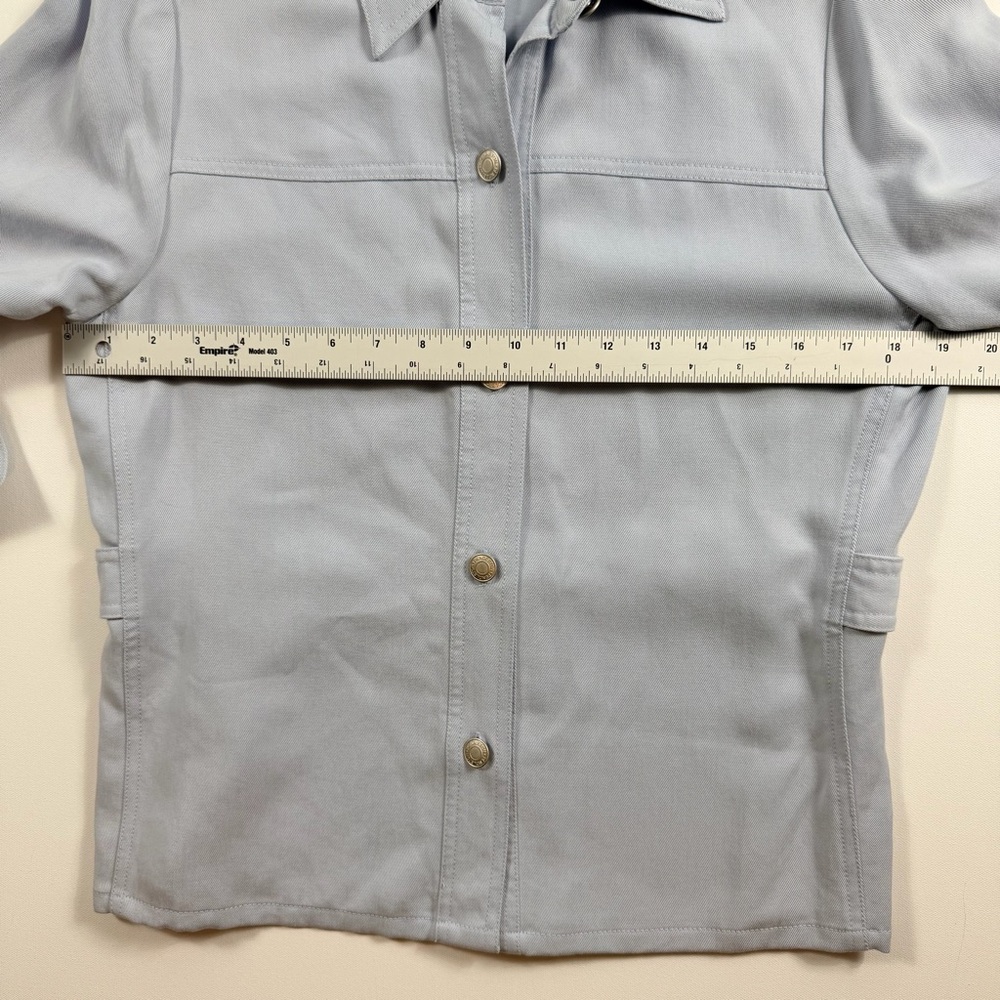 Pendleton Originals TENCEL Jacket Shirt Small NWT Light Blue Gorpcore Utility - Picture 8 of 14